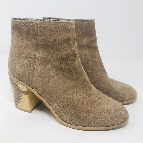 Seychelles Tan Grand Finale Leather Ankle Boot Size 7.5 - Picture 3 of 10